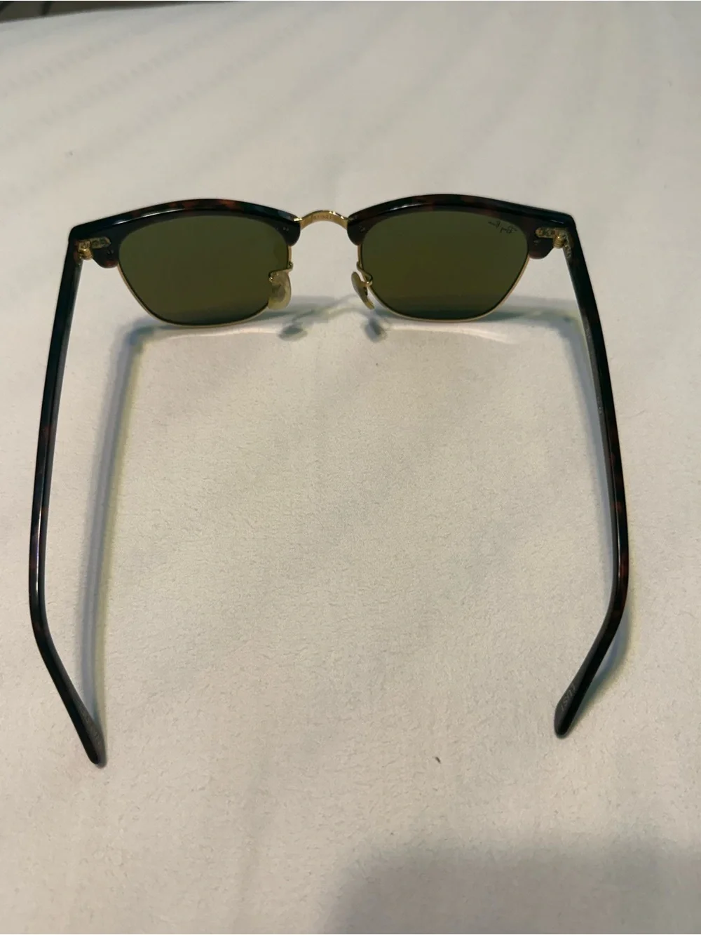 Ray-Ban Clubmaster Sunglasses - Blue Mirror Lenses, Tortoise Frame